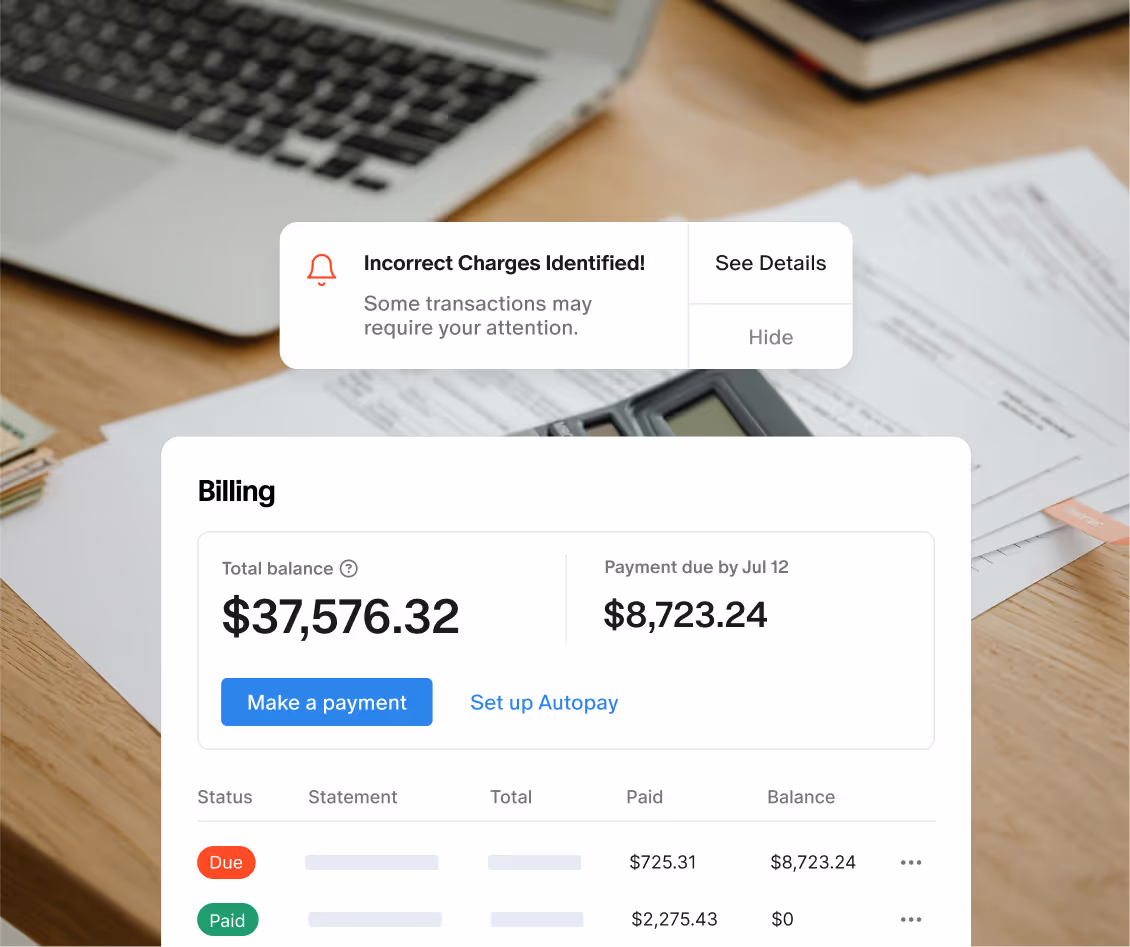 Engine billing report